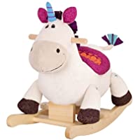 Los mejores  - B. toys – Dilly Dally unicornio mecedor de madera – Mecedora Rocker – Suave juguete Montable para niños y bebés de 18…